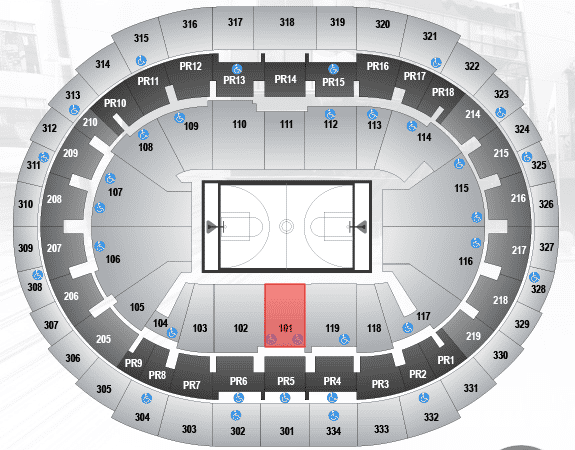 Staples Center Sparks Seating Chart