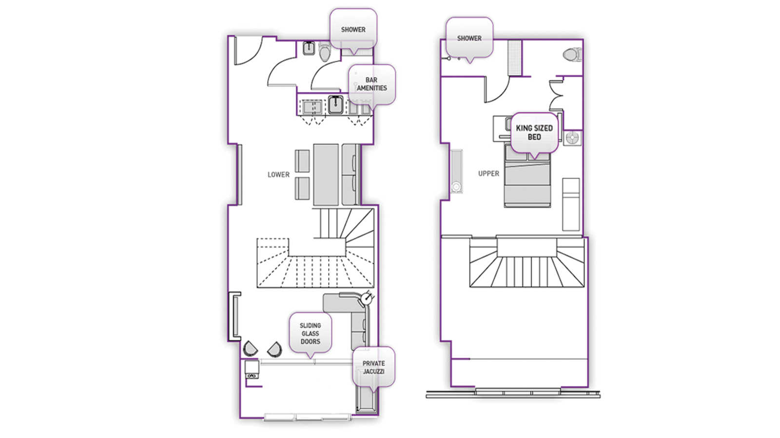 lanai suite layout at the cosmopolitan las vegas