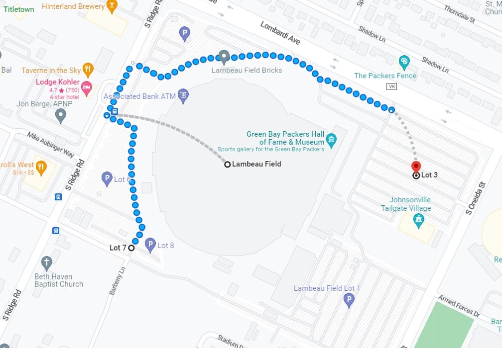 Lambeau Field Parking Tips Guide The Ultimate Guide In 2024   Lambeau Field Accessible Handicap Parking Tips 