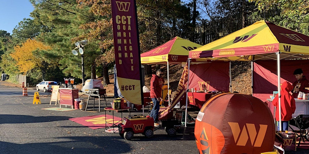 tailgating at fedex field in washington commanders