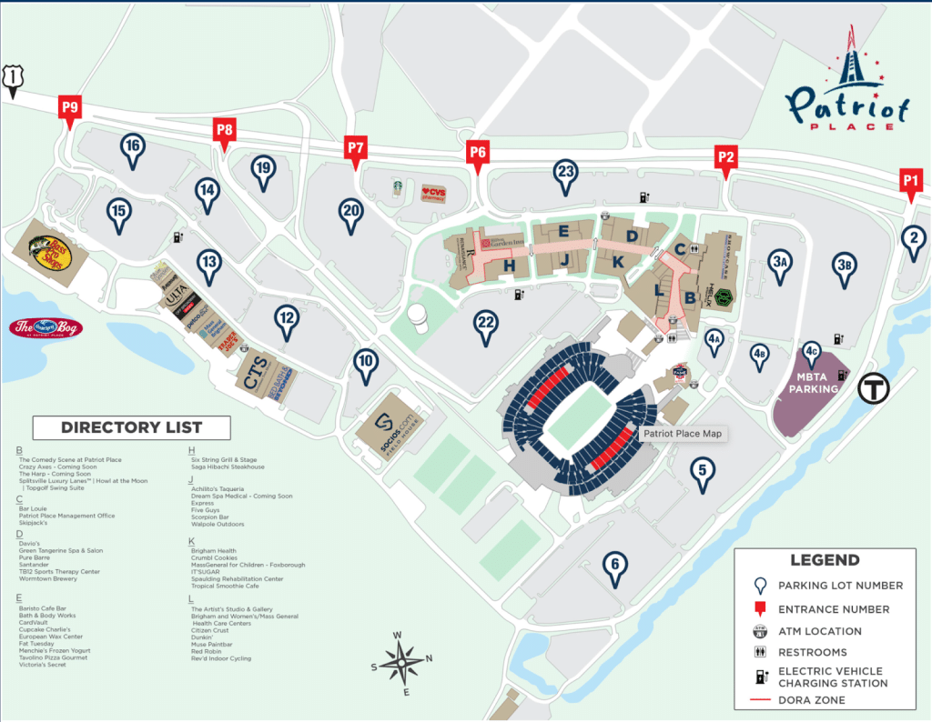 gillette stadium parking tips tailgating at patriot place