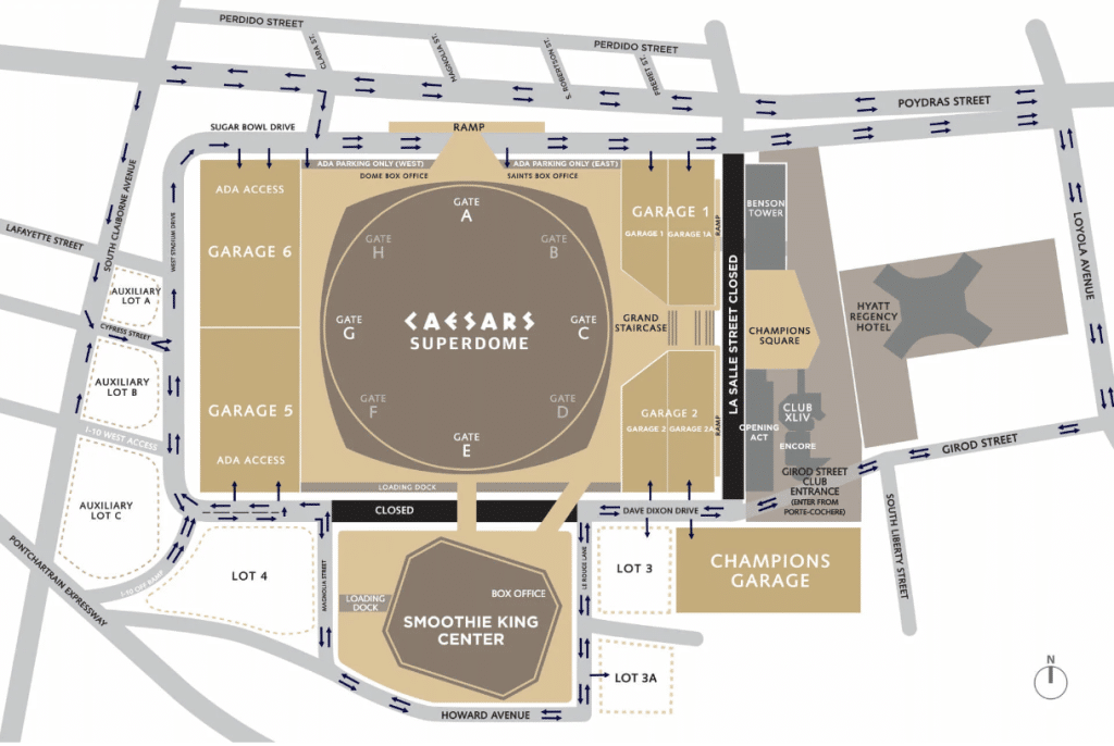 Saints Parking: Your Guide to Caesars Superdome Parking