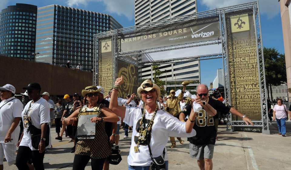 tailgating at caesars superdome