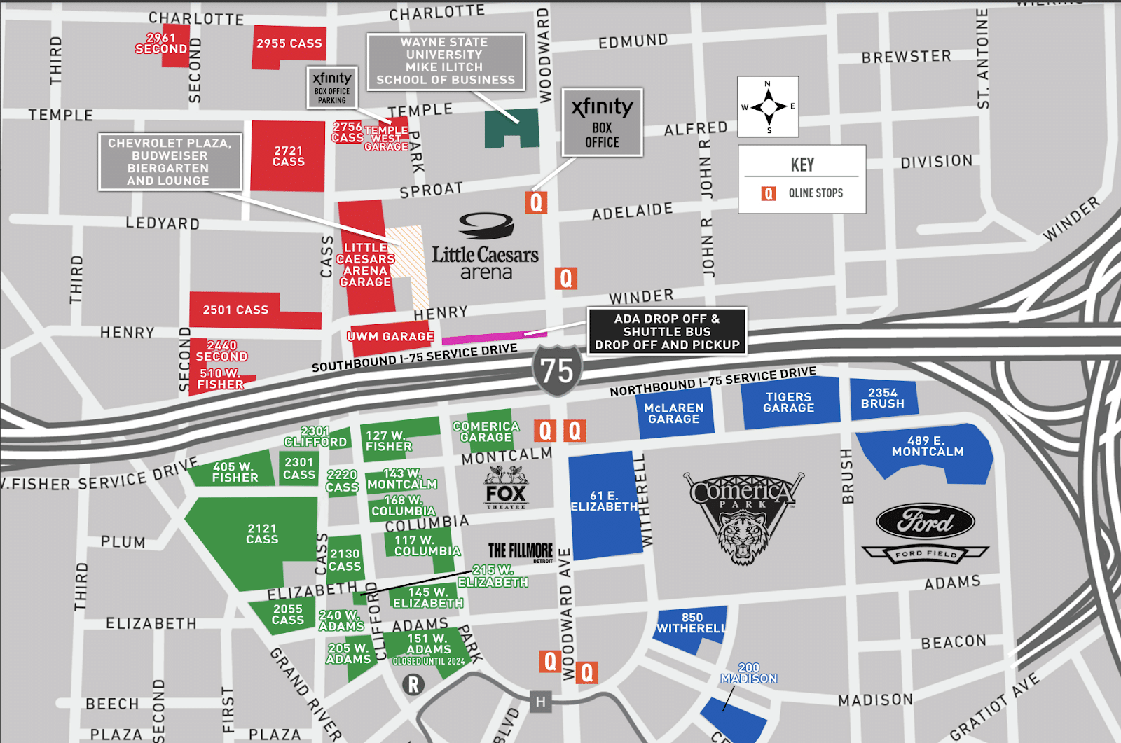 [2024] Little Caesars Arena Parking Tips in Detroit [Guide]