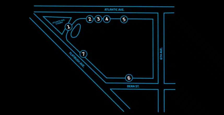 barclays center entrances map