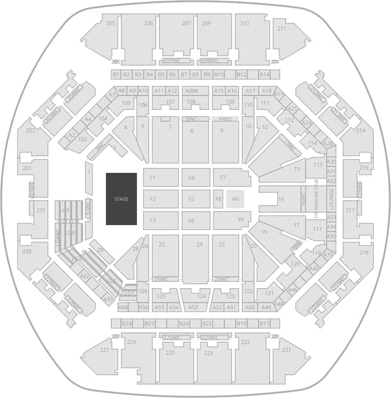 barclays center seating chart for concerts