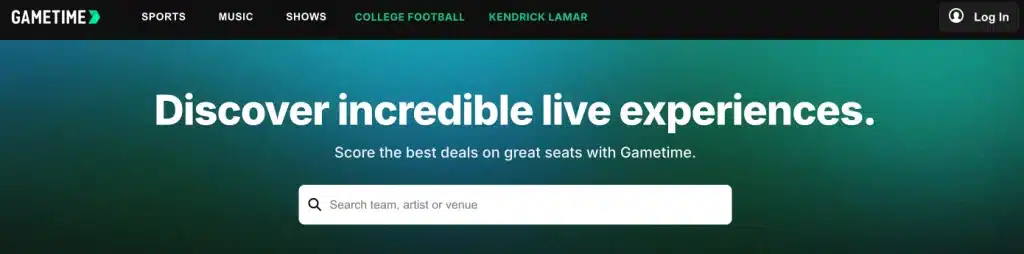 buy cheap sports tickets on gametime